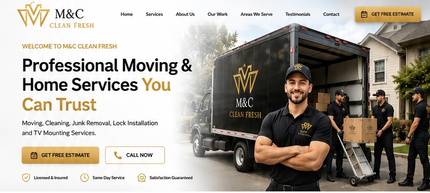 WEB SITE ~ M&C Clean Fresh 